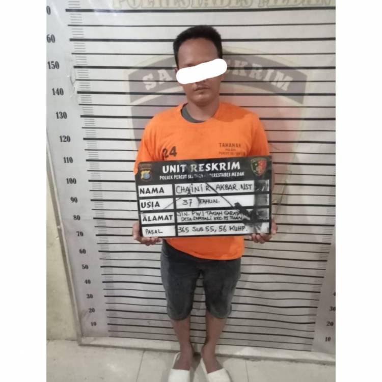 Pelaku Pencurian dan Pengancaman di Cafe Anugrah Dibekuk Polsek Percut Sei Tuan