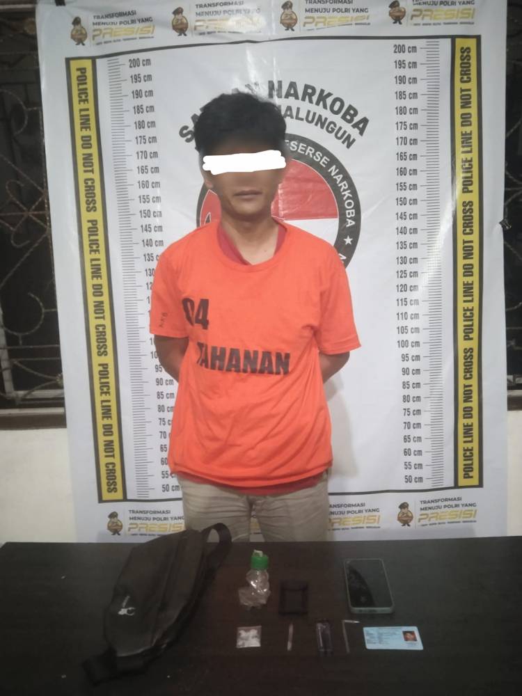 Polres Simalungun Tangkap Pengedar Sabu Asal Kota Pematangsiantar di Nagori Karang Sari