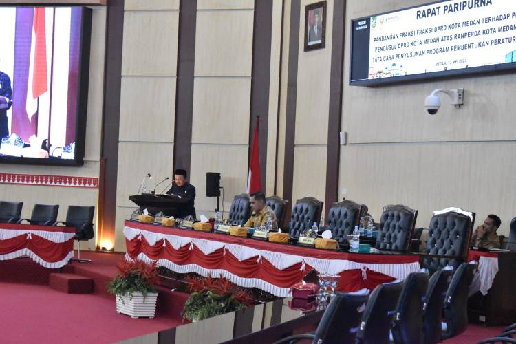 Fraksi PKS Apresiasi Usul dan Inisiatif Rancangan Peraturan Daerah Kota Medan  Terkait Tata Cara Penyusunan Promperda