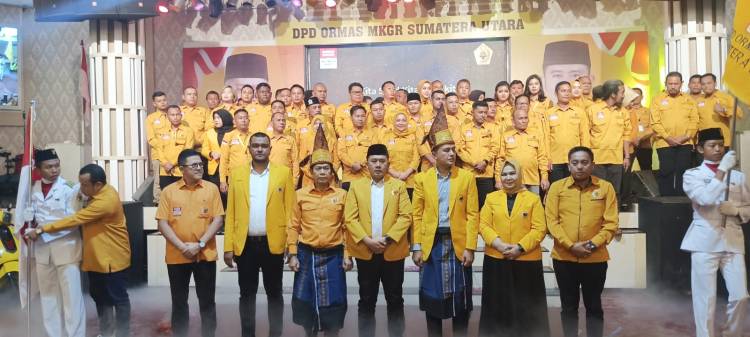 Dukungan Ijeck Gubenur Sumut Menggema, Pada Pelantikan, Darma Putra Rangkuti  Resmi Ketua MKGR di Sumut