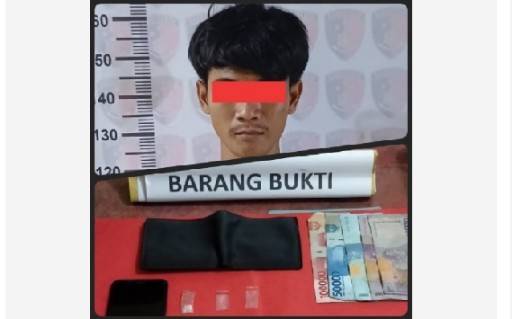 Saat Menunggu Pembeli Di Rumah Ditangkap Polisi, Ini Yang Dijual Iqbal Warga Bilahhilir