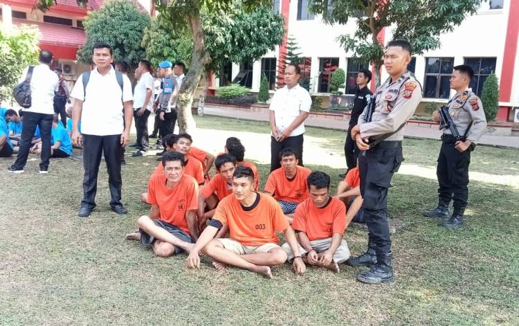 Polres Labusel Gerebek 9 Lokasi, Ini BB dan TSK