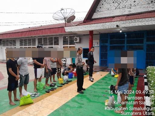 Kasat Tahti Iptu Irfansyah Siregar, Titip 18 Tahanan Ke Rutan Lapas Kelas llA Siantar