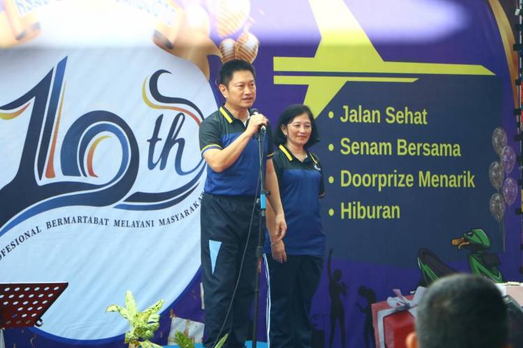 Danlanud Sultan Hasanuddin Melepas Peserta Jalan Santai