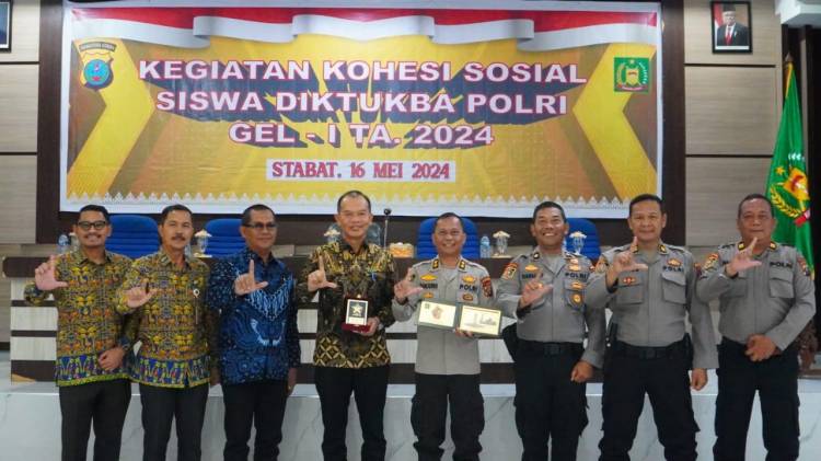 Pemkab Langkat laksanakan kegiatan Kohesi sosial siswa diktukba polri gelombang- I TA. 2024