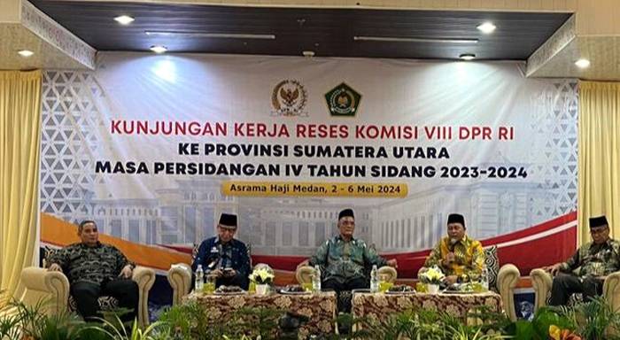 Reses Komisi VIII DPR RI ke Sumut, Kakanwil Kemenagsu : Persiapan Pemberangkatan Haji Embarkasi Medan Capai 100 Persen