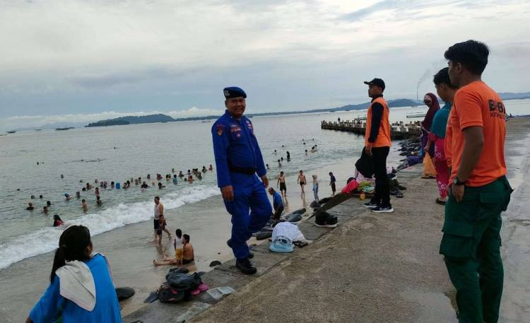 Satpolairud Polres Sibolga Patroli Lokasi Wisata