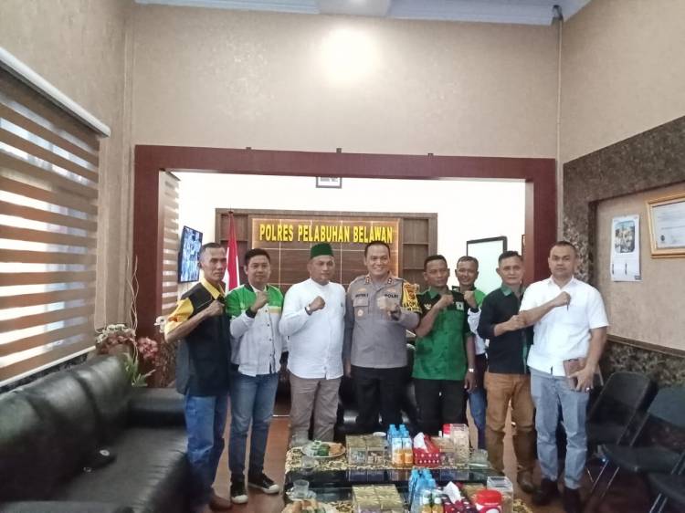 Prihatin Akan Maraknya Peredaran Narkoba, Adami Beraudensi Ke Mapolres Belawan.