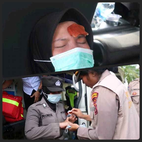 Polres Labuhanbatu Amankan Oknum Masyarakat Mengakibatkan Terganggunya Fungsi Jalan Di Kelurahan Pulo Padang