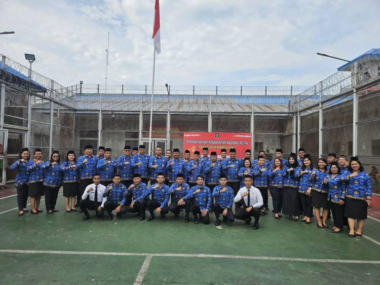 Peringati Hari Kebangkitan Nasional Ke - 116, Lapas Pancur Batu Gelar Upacara