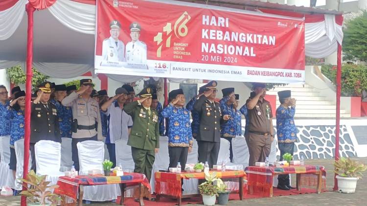 Bupati Toba Pimpin Upacara Hari Kebangkitan Nasional Tingkat
