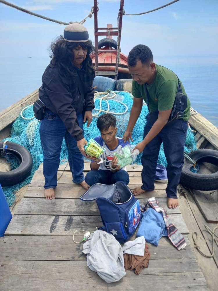 Dibawa Naik Perahu dari Malaysia , Ditpolairud Polda Sumut Tangkap Jaringan Internasional, Sita 2 Kg Sabu