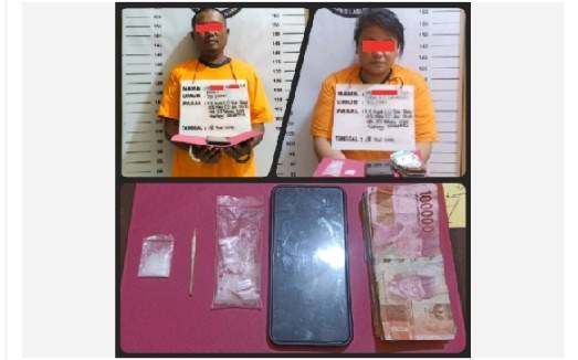 Narkoba Membawa Celaka. Titin Dan Memet Warga Desa Pangkslan Lunang DItangkap Polisi