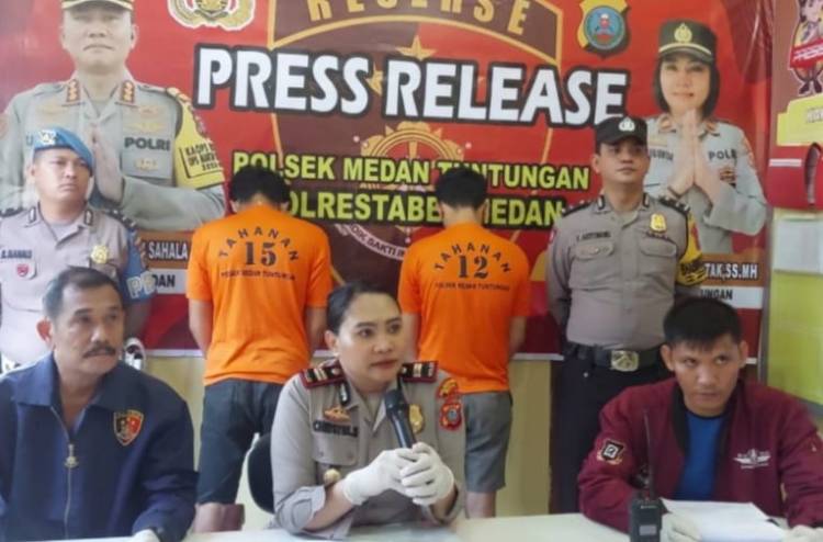 Ponakan 'Sikat' NMax Bibi Ditangkap Polsek Medan Tuntungan