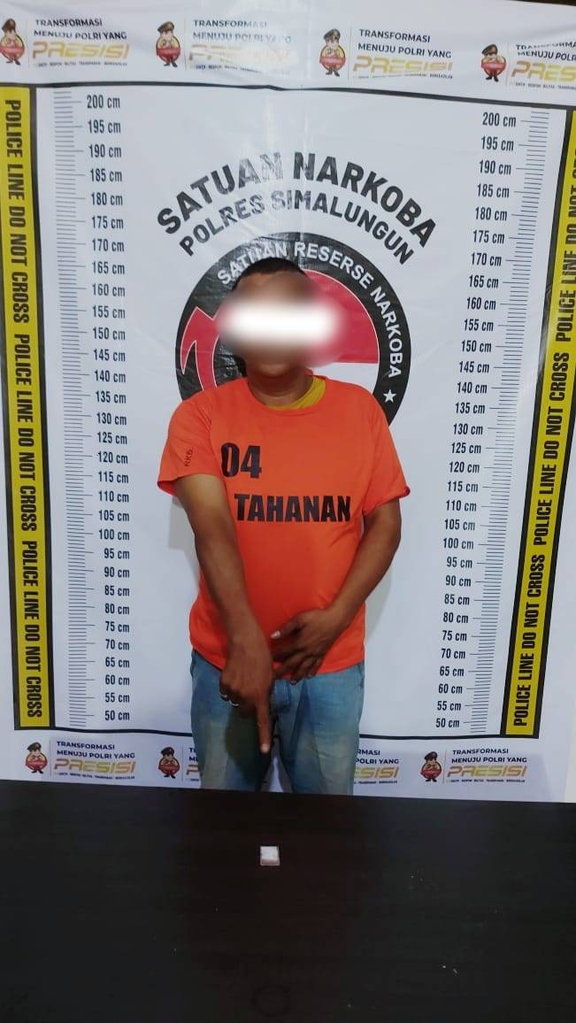 Sat Narkoba Polres Simalungun Berhasil Mengamankan Pria Bersama 1,22 gram Sabu