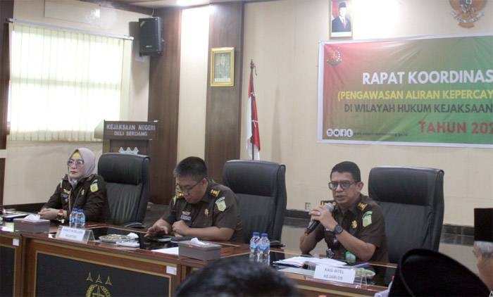 Perkuat Pengawasan Aliran Kepercayaan dan Keagamaan, Kejari Deli Serdang dan Kejati Sumut Gelar Rapat Koordinasi