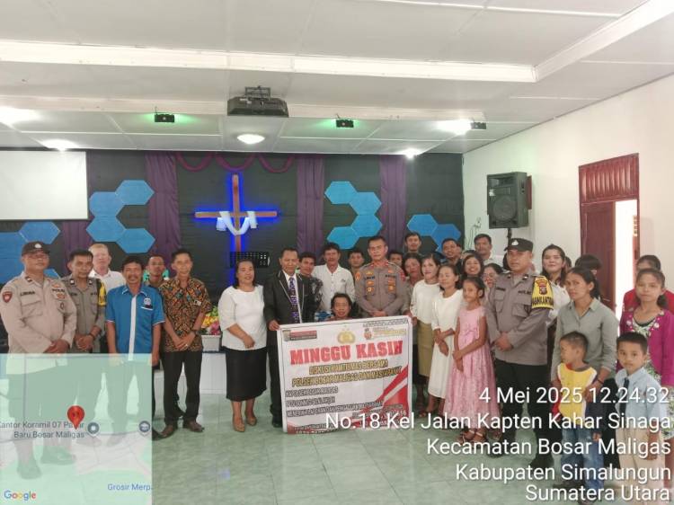 Kapolsek Bosar Maligas Gelar Minggu Kasih sebagai Wujud Kedekatan Polri dengan Masyarakat
