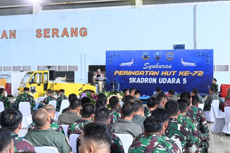 Danlanud Sultan Hasanuddin: Jadikan Momen HUT Skadron Udara 5 Sebagai Pelecut Semangat Mengukir Prestasi Baru