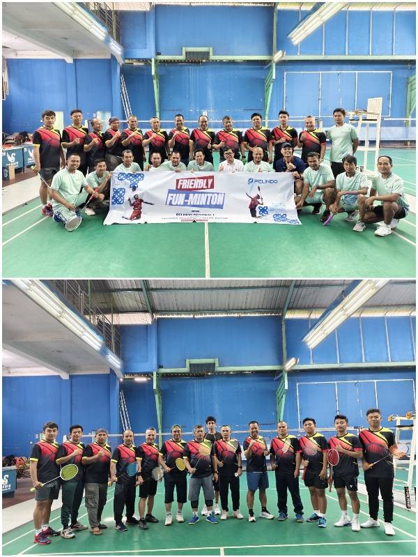 Pelindo Gelar Friendly Fun Minton