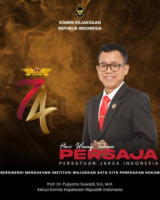 Prof. Pujiyono Suwadi : Selamat Ultah PERSAJA Ke 74, Profesional dan Berintegritas