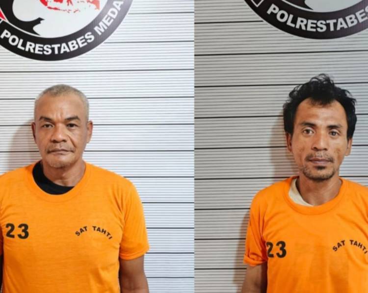 Ini Tampang Dua Pengedar Sabu di Tanjung Gusta