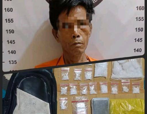 Polisi Tangkap Tersangka Pengedar Narkoba Di Desa Sei Tampang