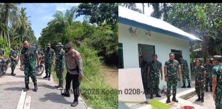Kunjungan Pangdam I/BB Ke Desa Silo Bonto Dalam Rangka Persiapan Penutupan TMMD
