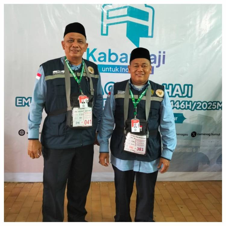 TPHI Kloter 20 Embarkasi Medan : Sabar dan Ikhlas Modal Utama Layanai Jemaah Haji