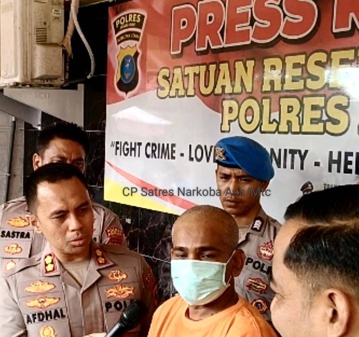 Mustafa Kurir Narkoba Hendak Antar Pesanan Ke Padang, Diringkus Sat.Res Narkoba Asahan