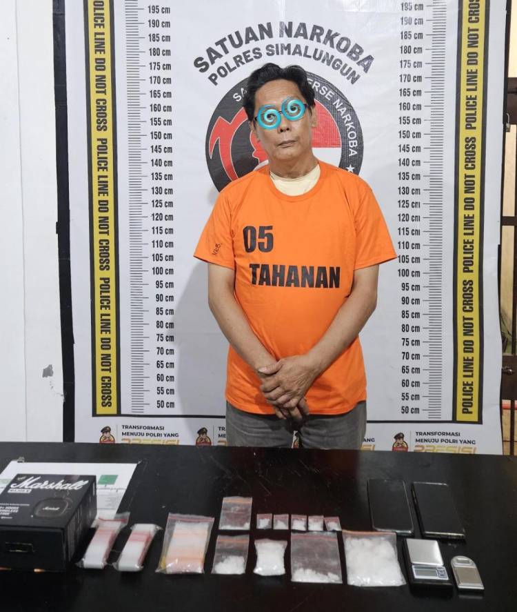 Kasat Narkoba Polres Simalungun Ungkap Peredaran 100 Gram Sabu
