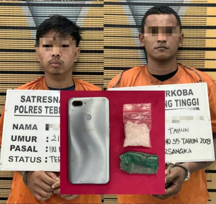 2 Pengangguran Ditangkap Saat Bawa 9,91 Gram Sabu