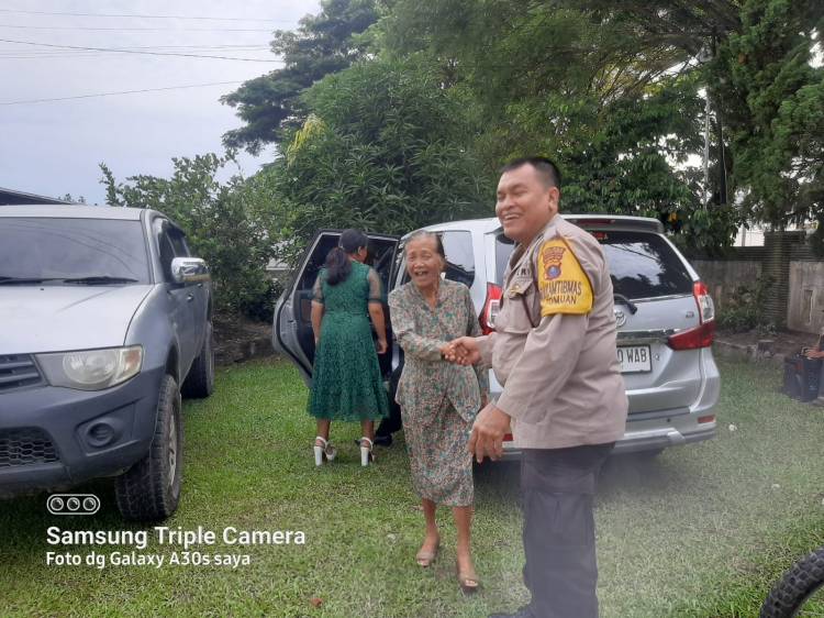 Polsek Siantar Timur Laksanakan Pengamanan Ibadah Minggu di Gereja