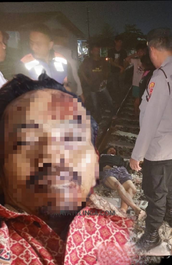 Pejalan Kaki Tewas Ditabrak Kereta Api Medan-Rantau