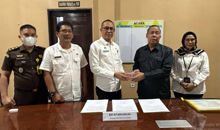 Hingga Mei 2025, Kejari Deli Serdang Pulihkan Keuangan Negara untuk PAD Sebesar Rp199.964.091