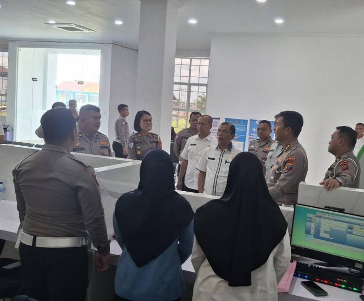 Polres Simalungun Terima Kunjungan Tim Supervisi Asistensi Pembina Samsat Provsu Guna Tingkatkan Pelayanan Publik