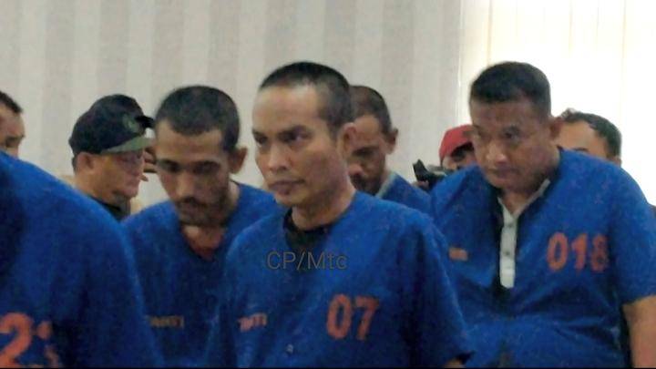Sat.Reskrim Asahan Amankan Enam Tersangka Pelaku Pemerasan