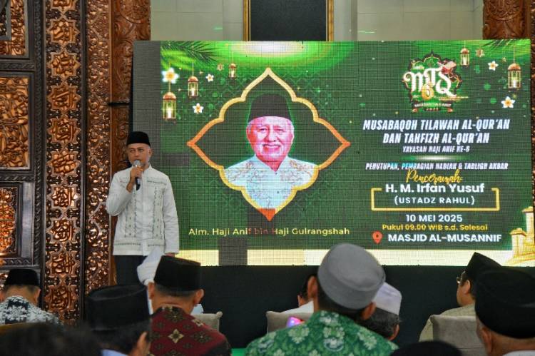 MTQ Haji Anif Resmi Ditutup, Ijeck Harap Cinta Al-Qur&rsquo;an Terus Tumbuh di Kalangan Generasi Muda