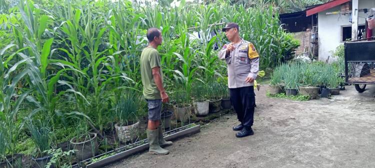 Dukung Ketahanan Pangan,Bhabinkamtibmas Polsek Siantar Timur Sambangi Warga Binaan