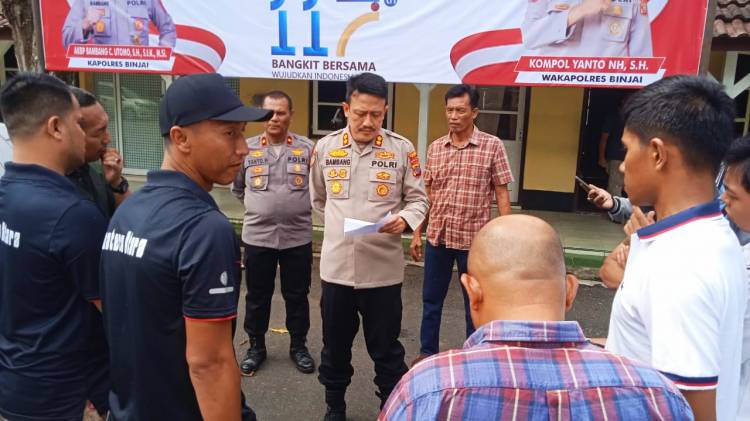 Pencuri Tabung Gas Melon Sudah Didalam Sel Polres Binjai