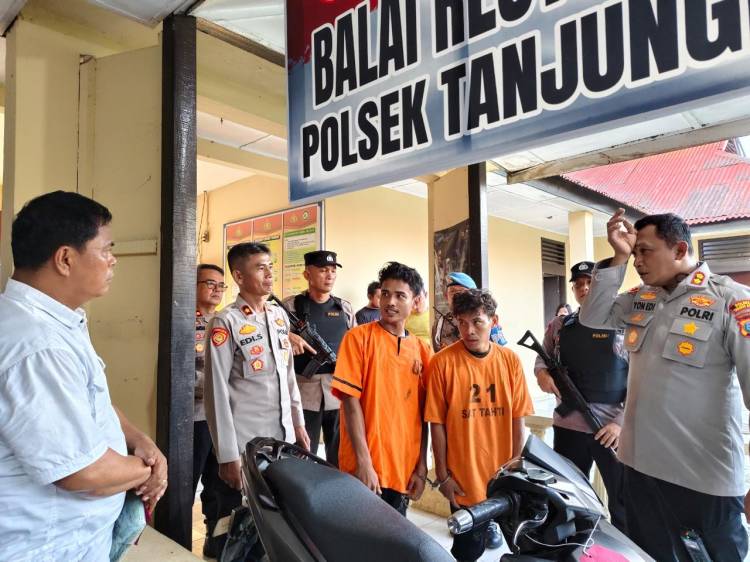 Polsek Tanjungbalai Selatan Bekuk Penjambret Ponsel