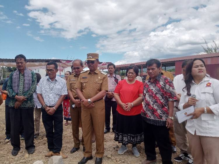 Wabup Toba Dukung Pembangunan Dapur MBG Horas Toba