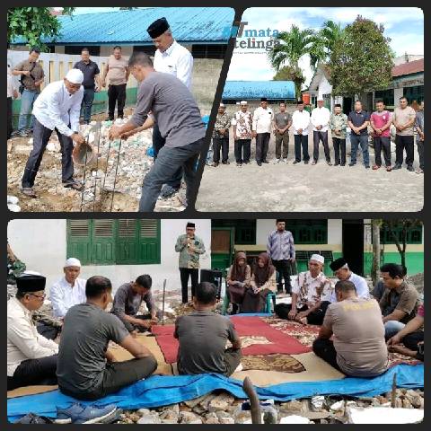Peletakan Batu Pertama Pembangunan Rumah Tahfidz Dan Mushala MTs Alwashliyah Simpang Marbau