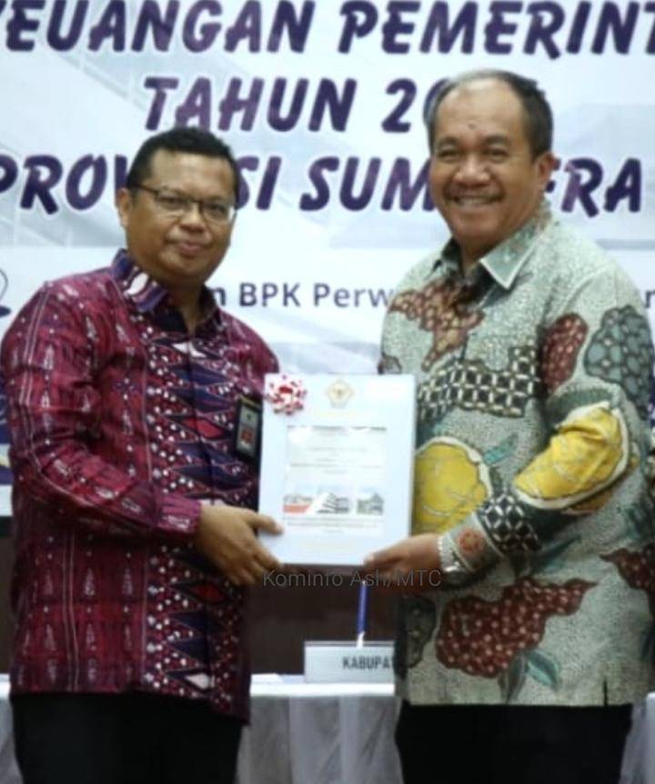 Delapan Kali Berturut Pemkab Asahan Raih Opini WTP Dari BPK-RI