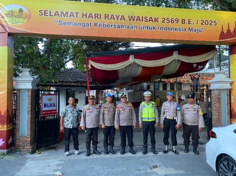 Polrestabes Medan Siapkan 277 Personel Amankan Perayaan Hari Raya Waisak 2025