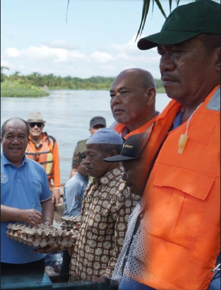 Tanggul Jebol Didesa Sei Dua Hulu