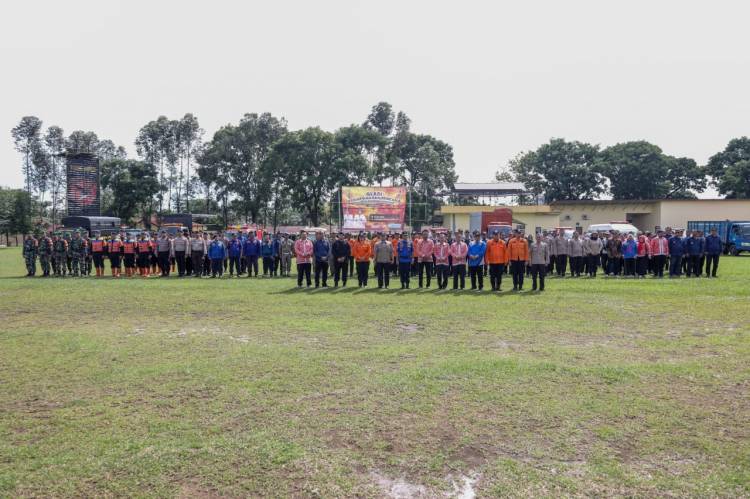 Wesly Silalahi Melalui Sekdako, Gladi Kesiapsiagaan Bencana di Lapangan Brimob Kompi 2B