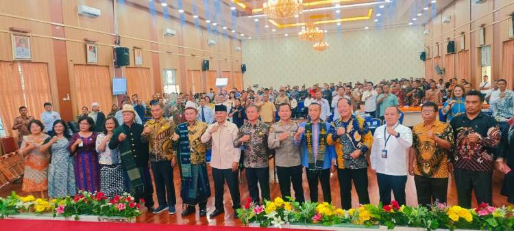 Kabag SDM Polres Simalungun Hadiri Sosialisasi Pembentukan Koperasi Desa/Kelurahan Merah Putih di Simalungun