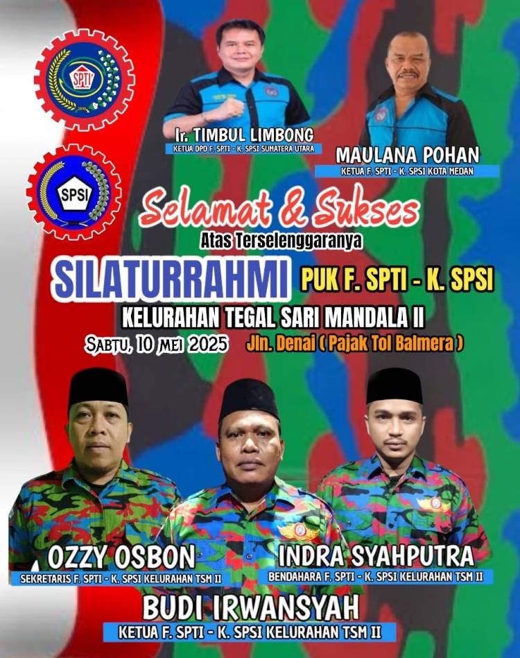 Silaturrahmi PUK F.SPTI- K.SPSI  Tegal Sari Mandala II