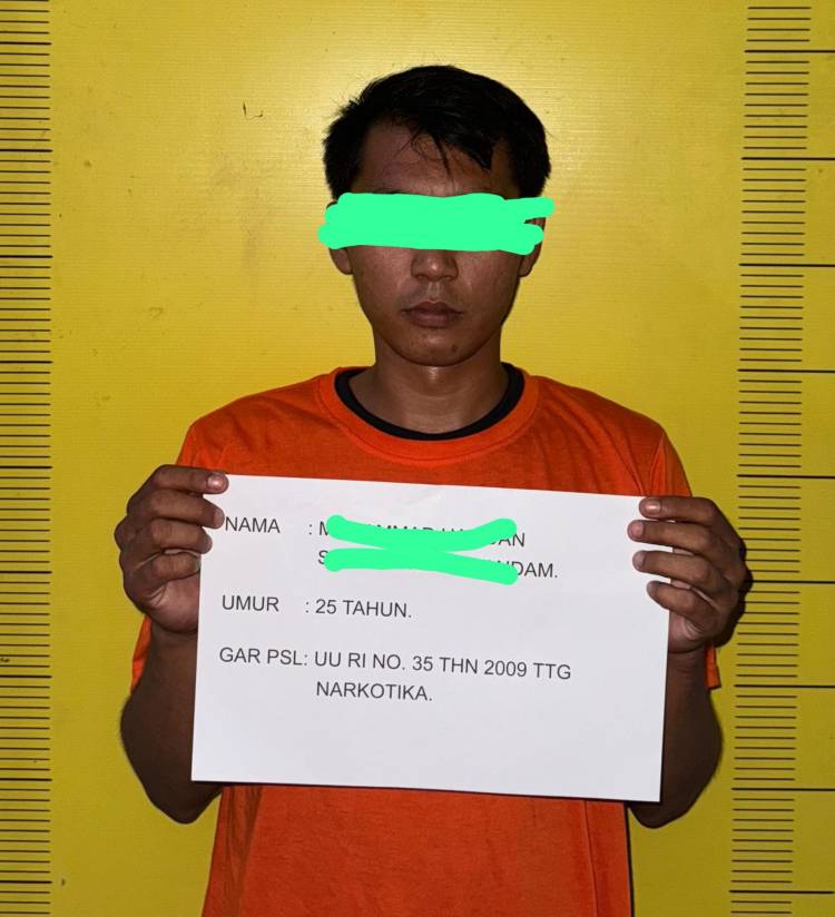Komitmen Pemberantasan Narkoba Polres Labusel Tangkap Pengedar asal Paluta