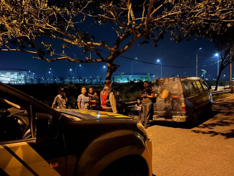 Polresta Deli Serdang Laksanakan Patroli Blue Light
